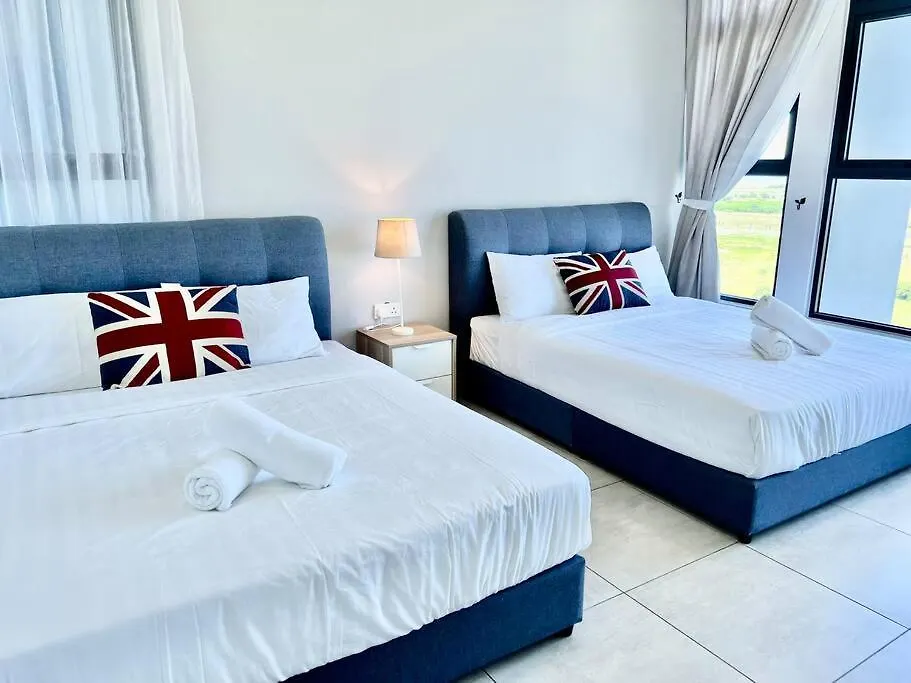 Appartement Melaka Atlantis-3Br-Sea-View-8-Pax-Cuckoowater